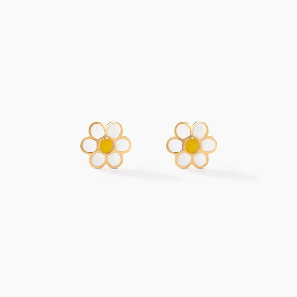 Boucles D'oreilles Puces Marigold Or Jaune