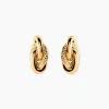 Boucles D'oreilles Puces Niko Or Jaune