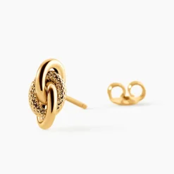 Boucles D'oreilles Puces Niko Or Jaune