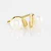 Boucles D'oreilles Puces Odelle Or Jaune Perle De Culture