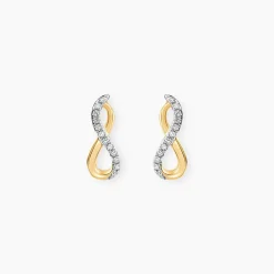 Boucles D'oreilles Puces Osanna Or Jaune Diamants