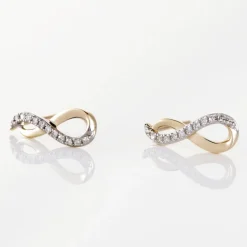 Boucles D'oreilles Puces Osanna Or Jaune Diamants