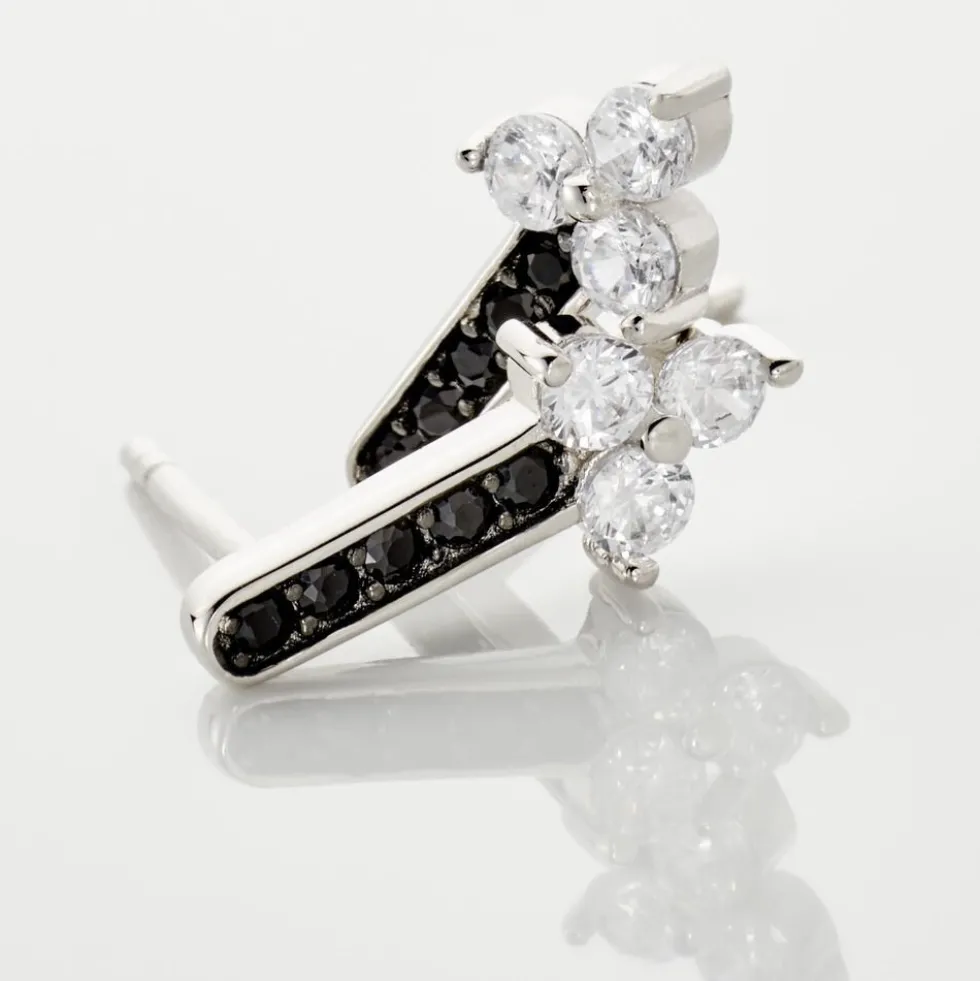 Boucles D'oreilles Puces Robinson Argent Oxydes De Zirconium