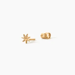 Boucles D'Oreilles Puces Shania Plaqué Or Jaune