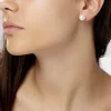 Boucles D'oreilles Puces Suki Or Jaune Perle De Culture