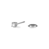 Boucles D'oreilles Puces Victoria Or Blanc Diamant