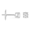 Boucles D'oreilles Puces Victoria Or Blanc Diamant