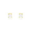 Boucles D'oreilles Puces Victoria Or Jaune Diamant