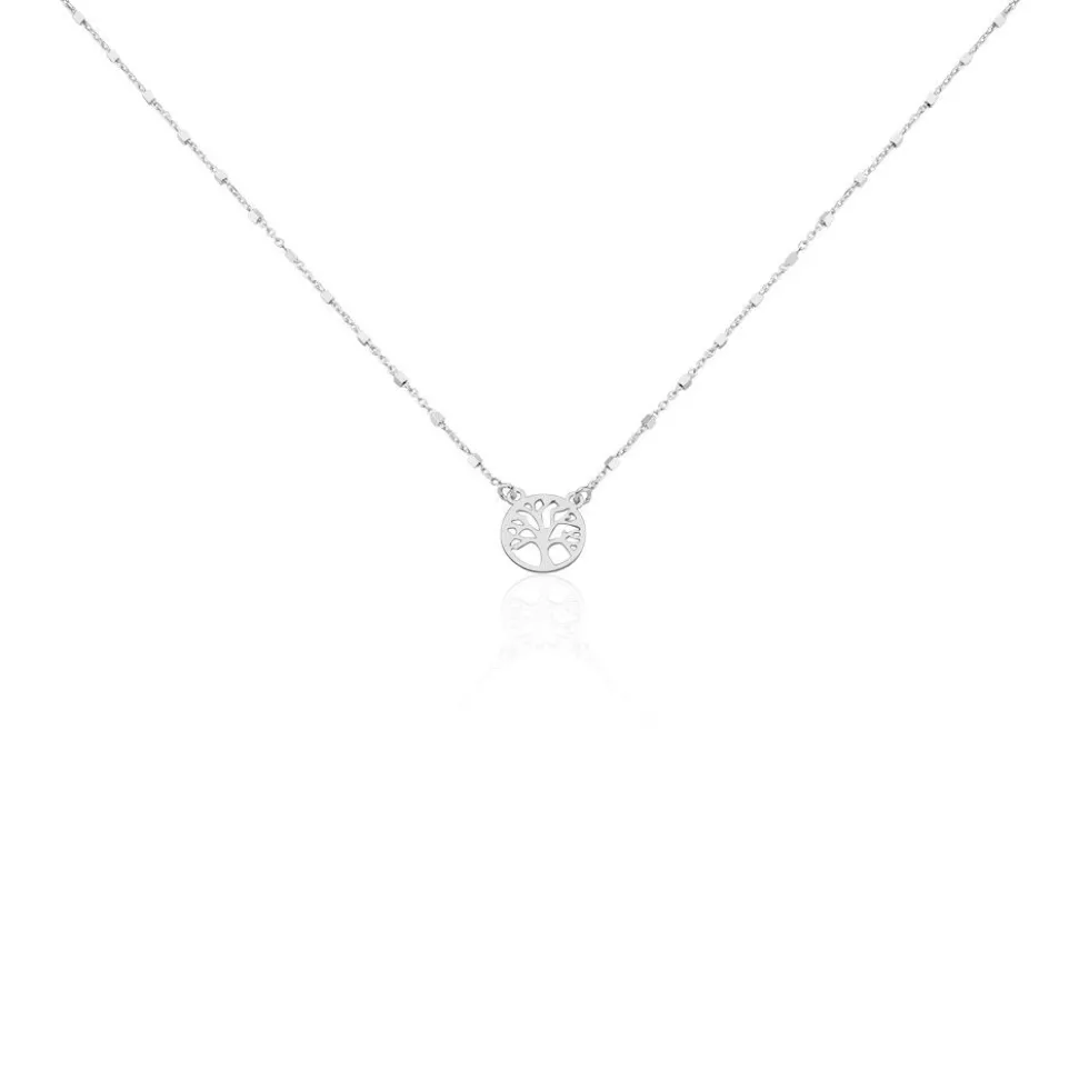 Boucles D'oreilles Puces Zelee Argent Blanc