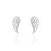 Boucles D'oreilles Grimpantes Soliana Argent Blanc Oxyde De Zirconium