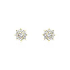 Boucles D'oreilles Or Jaune Darice Oxydes