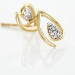 Boucles D'oreilles Or Jaune Sheilana Diamants