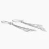 Boucles D'oreilles Pendantes Violka Argent Blanc