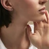 Boucles D'oreilles Pendantes Molly Argent Blanc