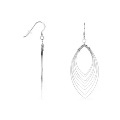 Boucles D'oreilles Pendantes Argent Katje