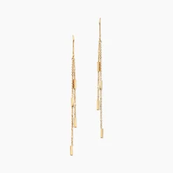 Boucles D'oreilles Pendantes Neos Or Jaune