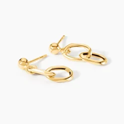Boucles D'Oreilles Pendantes Dorrie Or Jaune