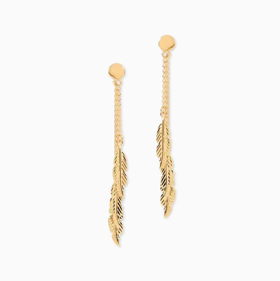 Boucles D'oreilles Pendantes Leeann Or Jaune