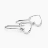 Boucles D'oreilles Pendantes Cosima Argent Blanc
