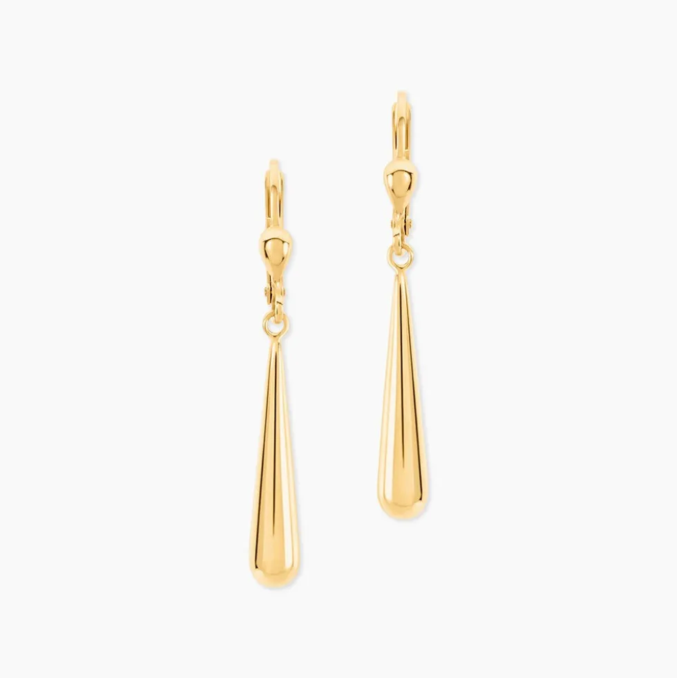 Boucles D'Oreilles Pendantes Botum Or Jaune