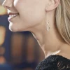 Boucles D'oreilles Pendantes Benedicte Or Bicolore