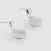 Boucles D'oreilles Pendantes Lisyae Or Blanc Diamant