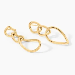 Boucles D'Oreilles Pendantes Edmondo Or Jaune