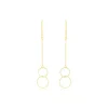 Boucles D'oreilles Pendantes Leonetta Or Jaune