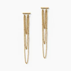 Boucles D'oreilles Pendantes Triora Or Jaune