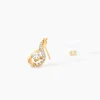 Boucles D'oreilles Pendantes Evana Or Jaune Oxyde De Zirconium