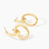 Boucles D'Oreilles Pendantes Chafik Or Jaune