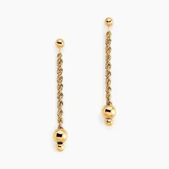Boucles D'oreilles Pendantes Cordelia Or Jaune