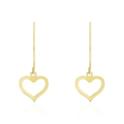 Boucles D'oreilles Pendantes Or Jaune