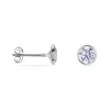 Boucles D'oreilles Pendantes Abha Argent Blanc Oxyde De Zirconium