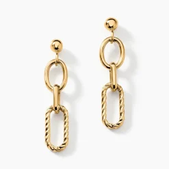 Boucles D'oreilles Pendantes Maiya Or Jaune