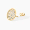 Boucles D'Oreilles Puces Adonijah Or Bicolore