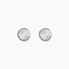 Boucles D'oreilles Puces Anaissa Argent Blanc Oxyde De Zirconium