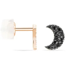 Boucles D'oreilles Puces Anne-marie Or Rose Diamant