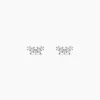 Boucles D'oreilles Puces Argent Eden Oxyde De Zirconium