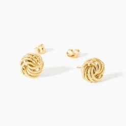 Boucles D'Oreilles Puces Ayishah Or Jaune