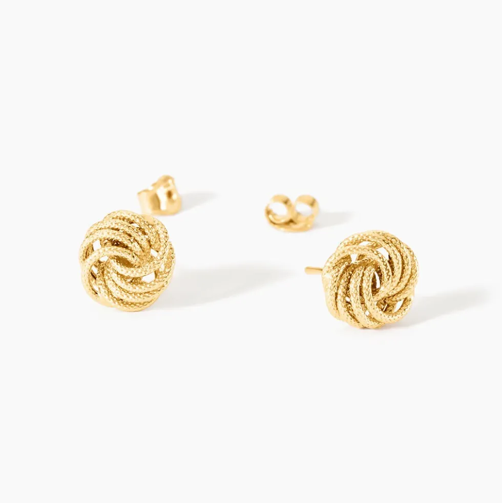 Boucles D'Oreilles Puces Ayishah Or Jaune