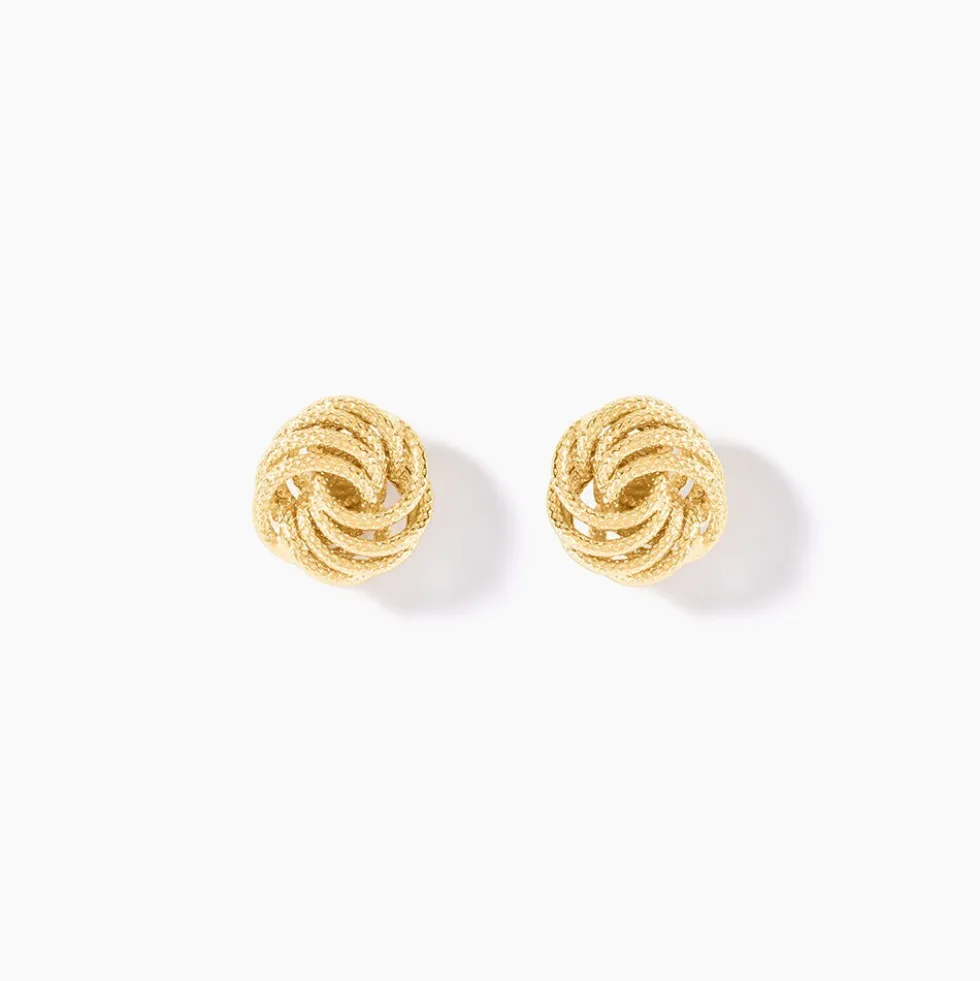 Boucles D'Oreilles Puces Ayishah Or Jaune