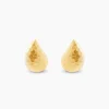 Boucles D'Oreilles Puces Aziz Or Jaune