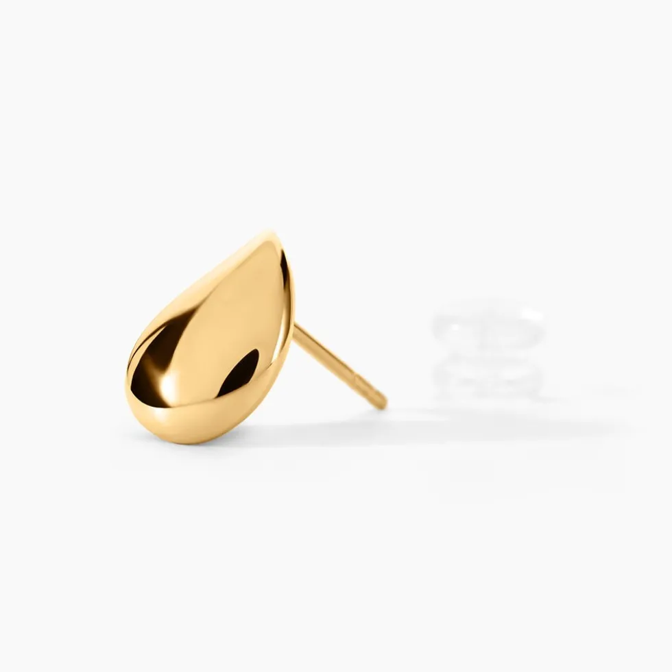Boucles D'Oreilles Puces Aziz Or Jaune