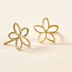 Boucles D'Oreilles Puces Barbie Or Jaune