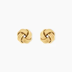 Boucles D'Oreilles Puces Bastiaan Or Jaune