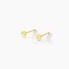 Boucles D'oreilles Puces Berangere Cercle Or Jaune