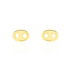 Boucles D'oreilles Puces Cara Or Jaune