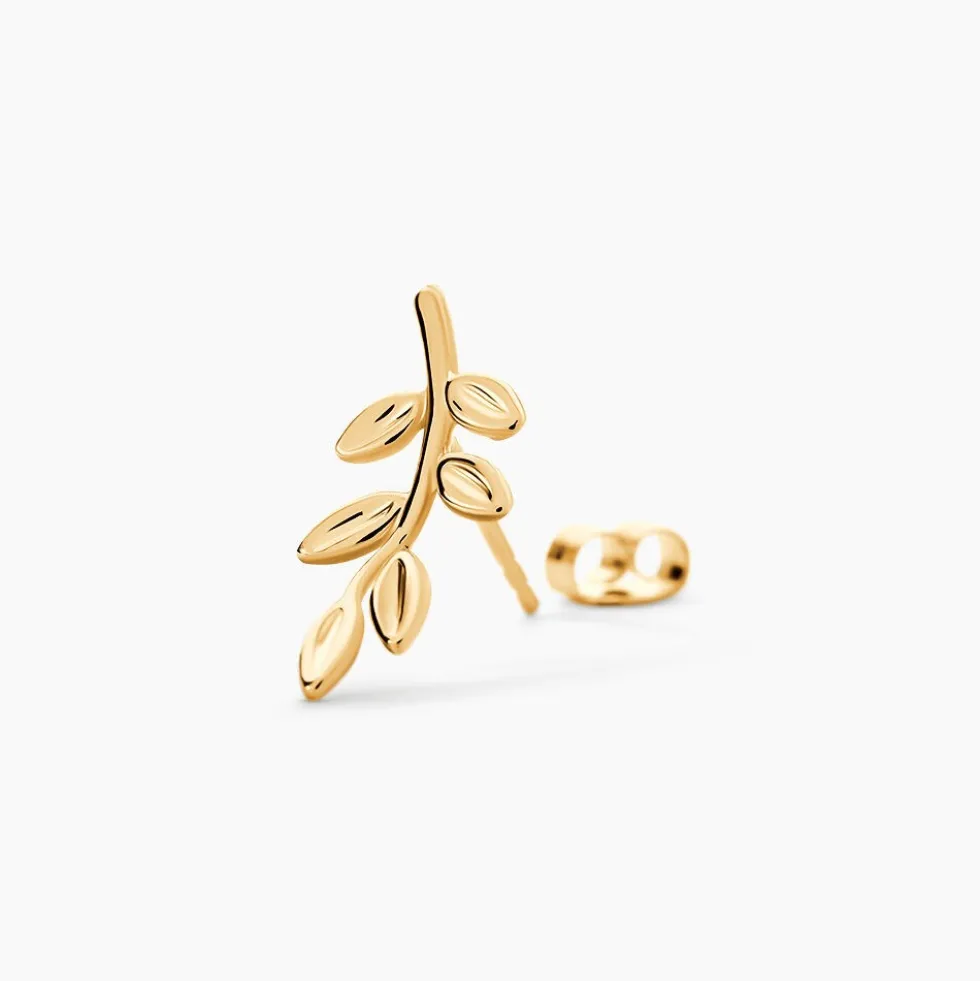 Boucles D'oreilles Puces Carla-rose Or Jaune