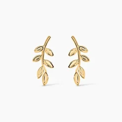 Boucles D'oreilles Puces Carla-rose Or Jaune